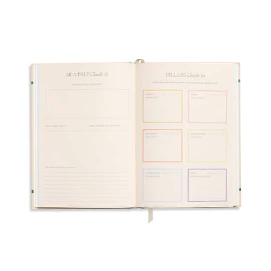 Papier 6" x 8.5" Quilted Daydream Hardcover Guided Wellness Journal